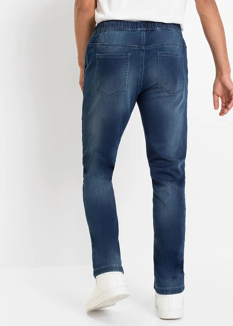 bonprix Superlässige Regular Fit Sweat-Jeans mit Gummibund Blitzangebot
