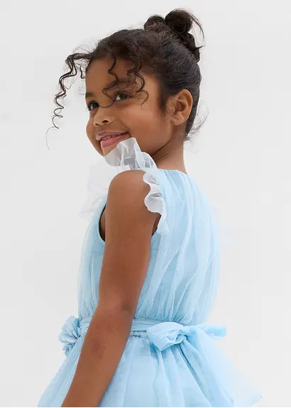 bonprix Schönes Mädchen Tüllkleid für festliche Anlässe - blau Bestseller