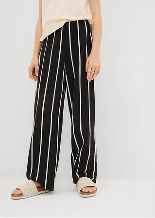 bonprix Mädchen Jersey-Hose aus reiner Bio-Baumwolle - schwarz Tiefpreis
