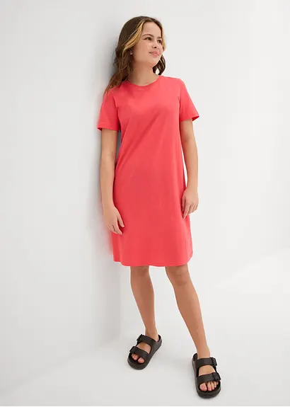 bonprix Schlichtes Jerseykleid für Mädchen aus reiner Bio-Baumwolle JETZT KAUFEN