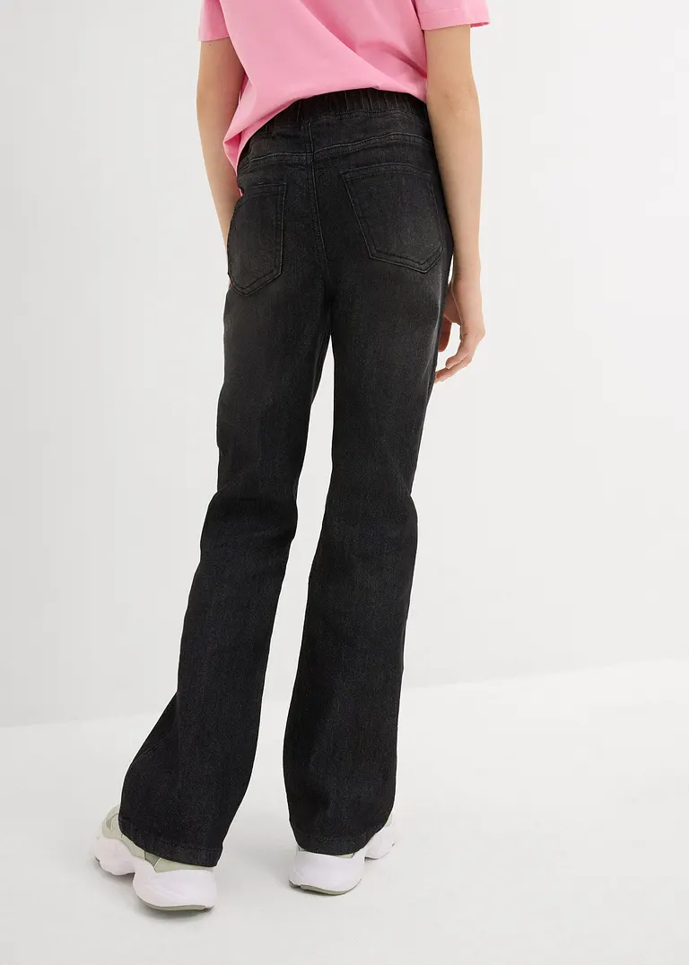 bonprix Mädchen Jeggings mit leicht ausgestelltem Bein und aufgesetzten Geäßtaschen Letzte 2 Tage