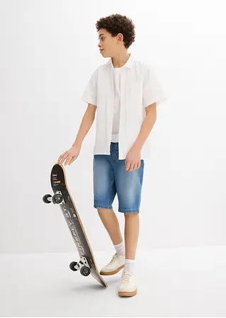 bonprix Weitenverstellbare Jungen Bermuda im 5-Pocket Style Discount Store für neue Produkte