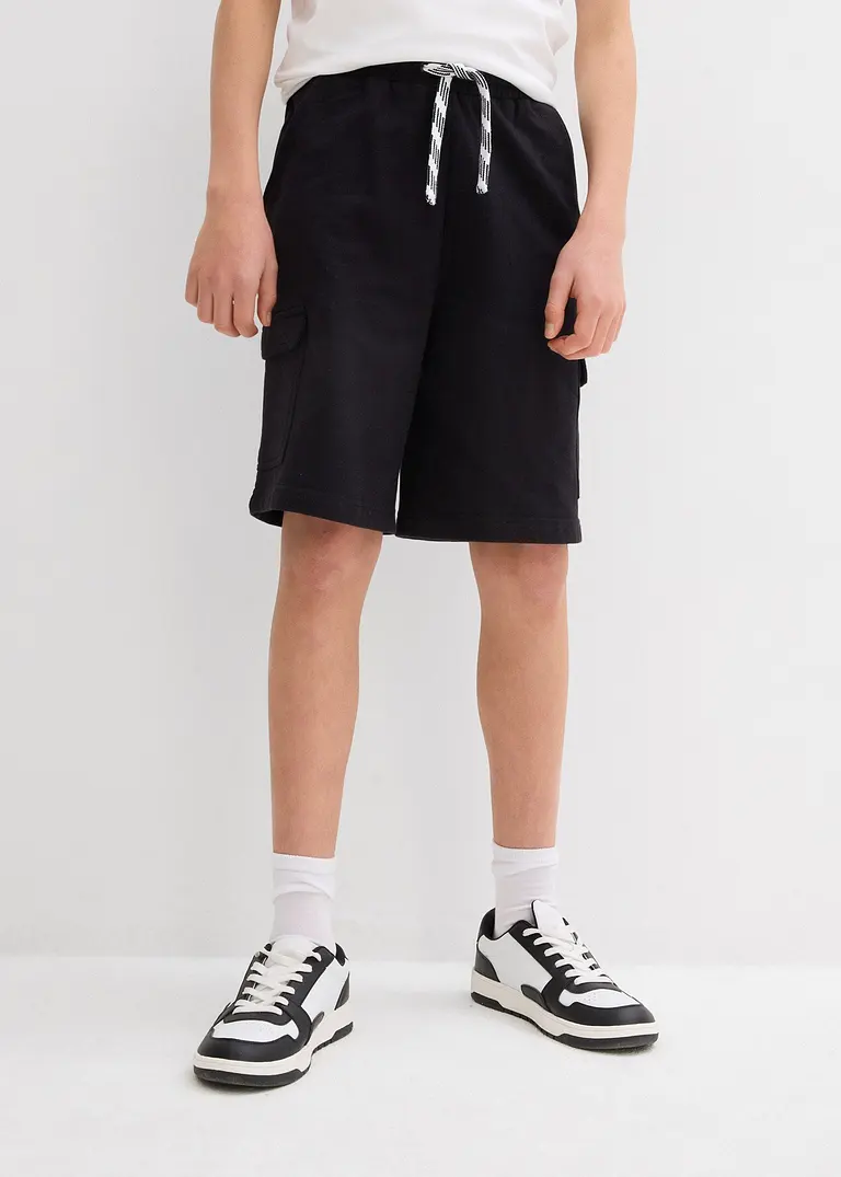 bonprix Schöne Jungen Sweat-Bermuda im Cargo-Style mit 4 Taschen - Kinder Riesige Rabatte