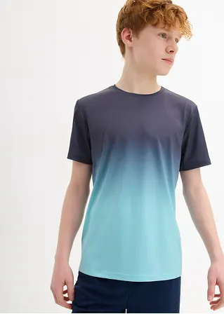 bonprix Cooles Jungen Sport-Shirt mit Rundhalsausschnitt - blau Kostenloser Versand international