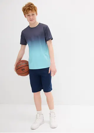 bonprix Cooles Jungen Sport-Shirt mit Rundhalsausschnitt - blau Kostenloser Versand international