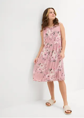 bonprix Sommerliches Kleid für Mädchen aus Mesh - rosa - Kinder Begrenzt auf 3 Tage