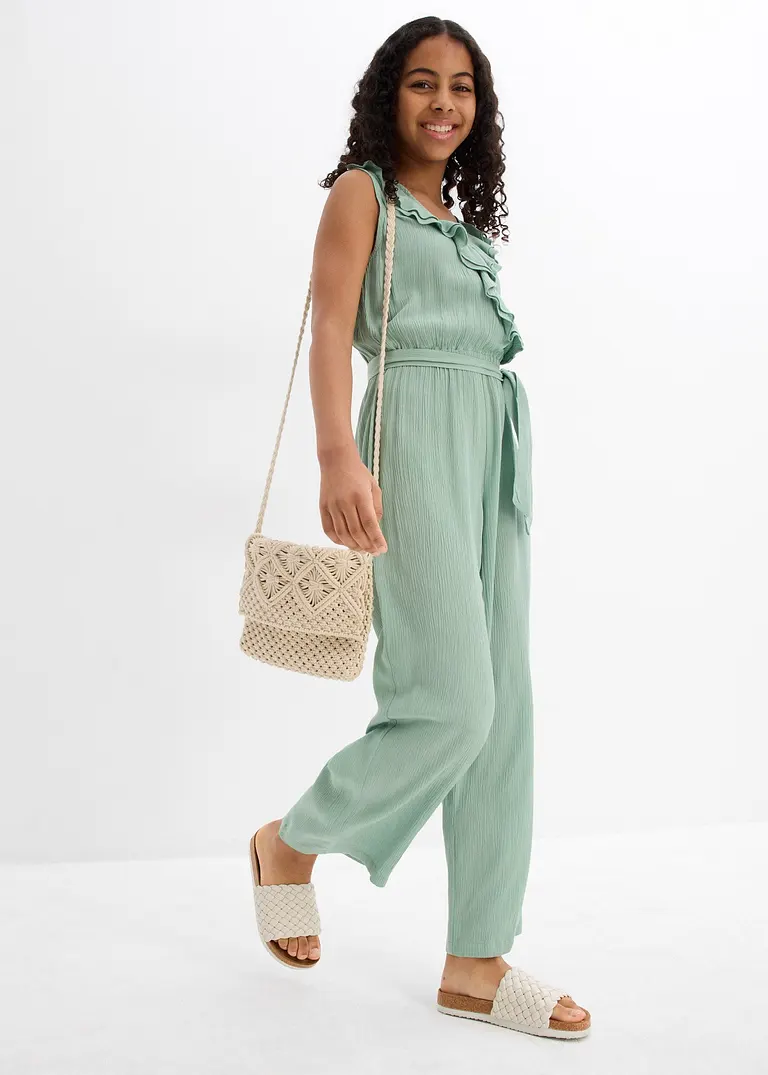 bonprix Schicker Jumpsuit für Mädchen ohne Ärmel aus fließender Viskose 50% Rabatt für begrenzte Zeit