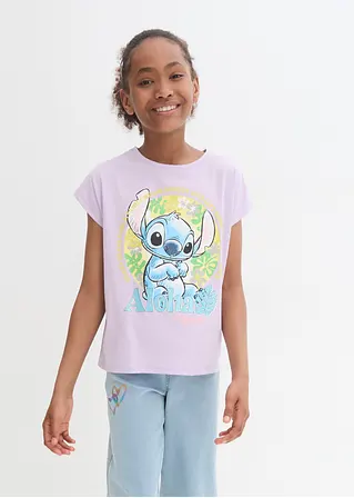 bonprix Tolles Mädchen Disney T-Shirt mit Stitch - lila Fabrikverkauf