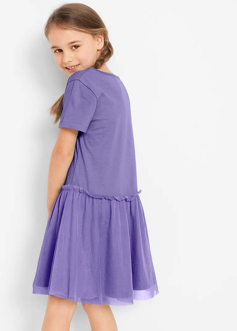 bonprix Set aus Mädchen Kleid und Puppenkleid - lila - Kinder Limitierter Zeitrabatt