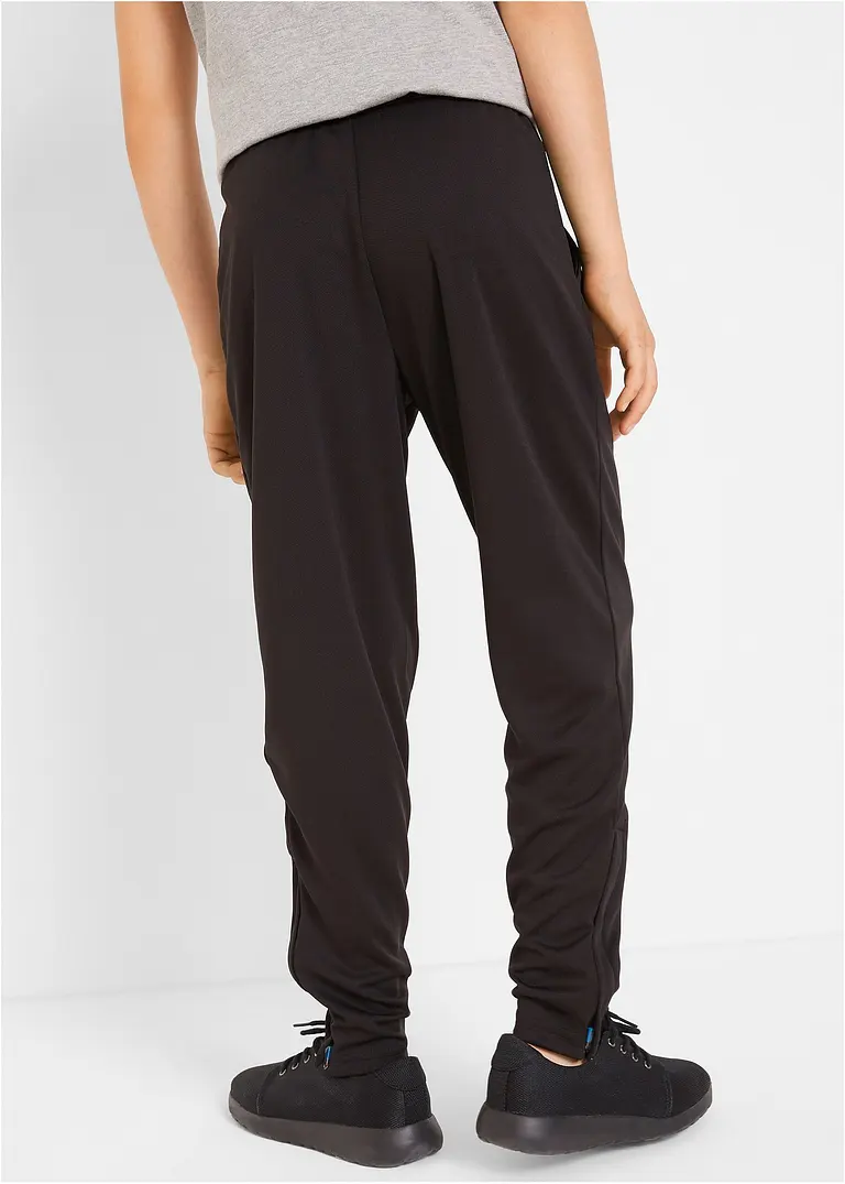 bonprix Jungen Sporthose mit Bindekordel - schwarz - Kinder Black Friday