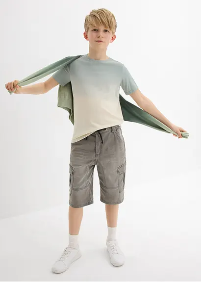 bonprix Angesagtes Jungen T-Shirt mit Farbverlauf und Rundhalsausschnitt Osterangebot