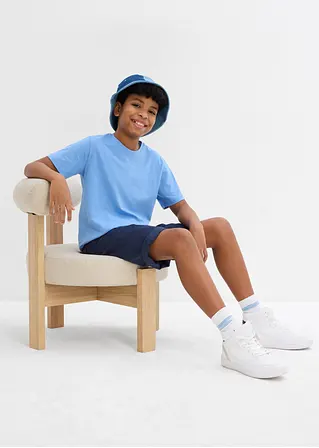 bonprix Jungen Basic T-Shirt mit Rundhalsausschnitt - Kinder Muttertagsangebot