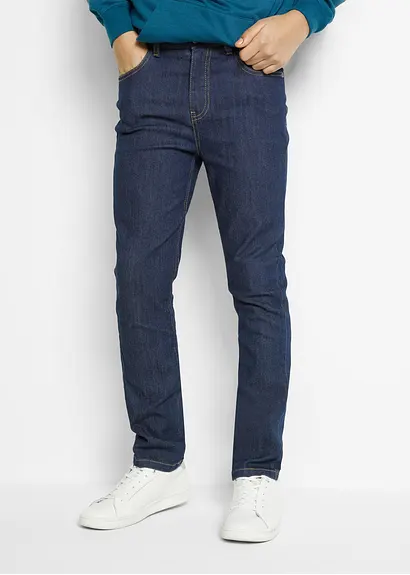 bonprix Schlichte Jungen Jeans mit 4 Taschen - blau - Kinder Neueste Mode
