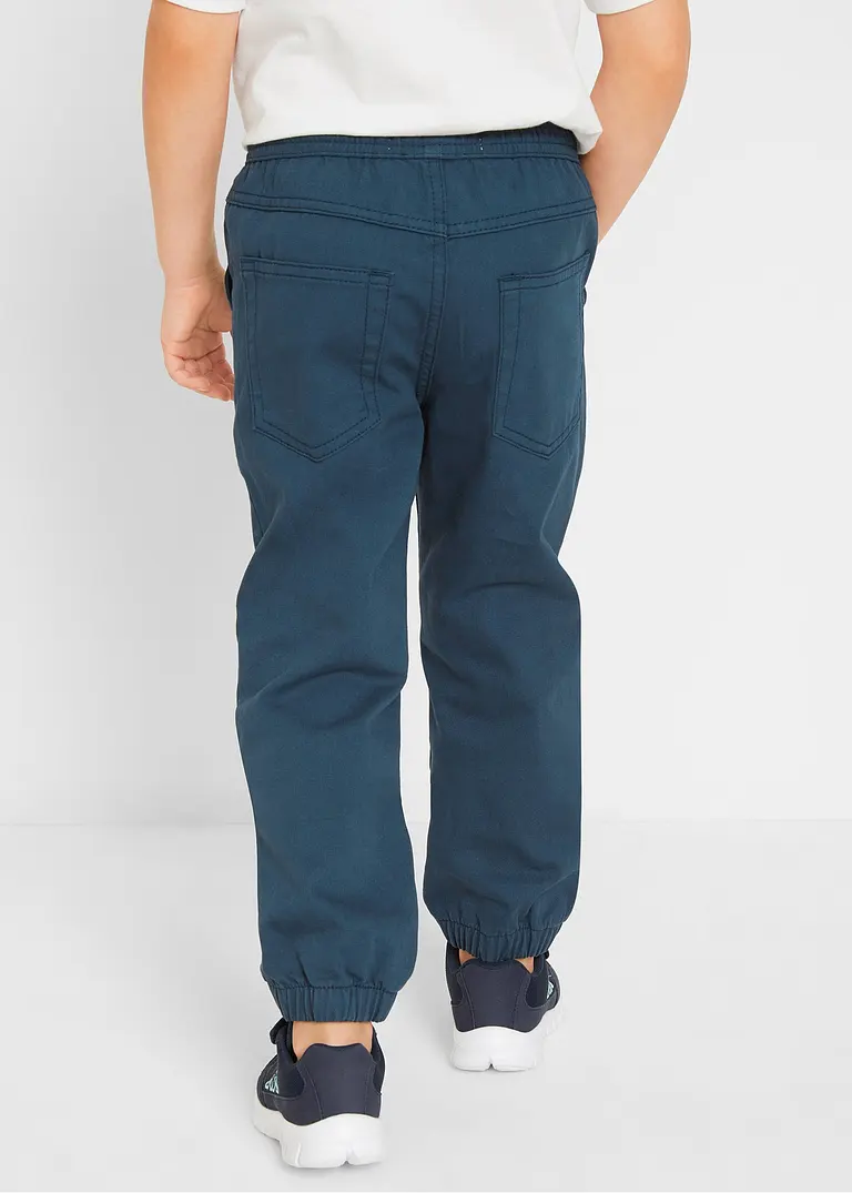 bonprix Coole Jungen Hosen in 3 Farben - dunkelblau+sand+rauchgrau Online Outlet