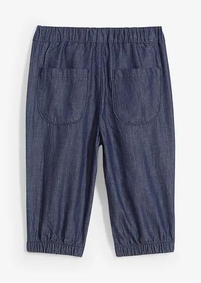bonprix Lässige Baby-Hose im Jeanslook aus Bio-Baumwolle - blau Vierteljährliche Förderung