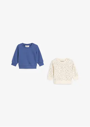 bonprix Süße Sweatshirt-Packung mit Druckknöpfen an der Schulter - Kinder Discount Store für neue Produkte