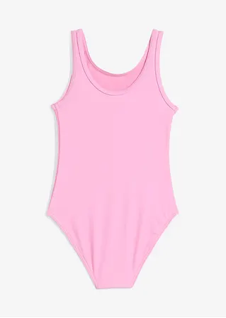 bonprix Klassischer Badeanzug mit süßem Druck. - rosa - Kinder Schlussverkauf
