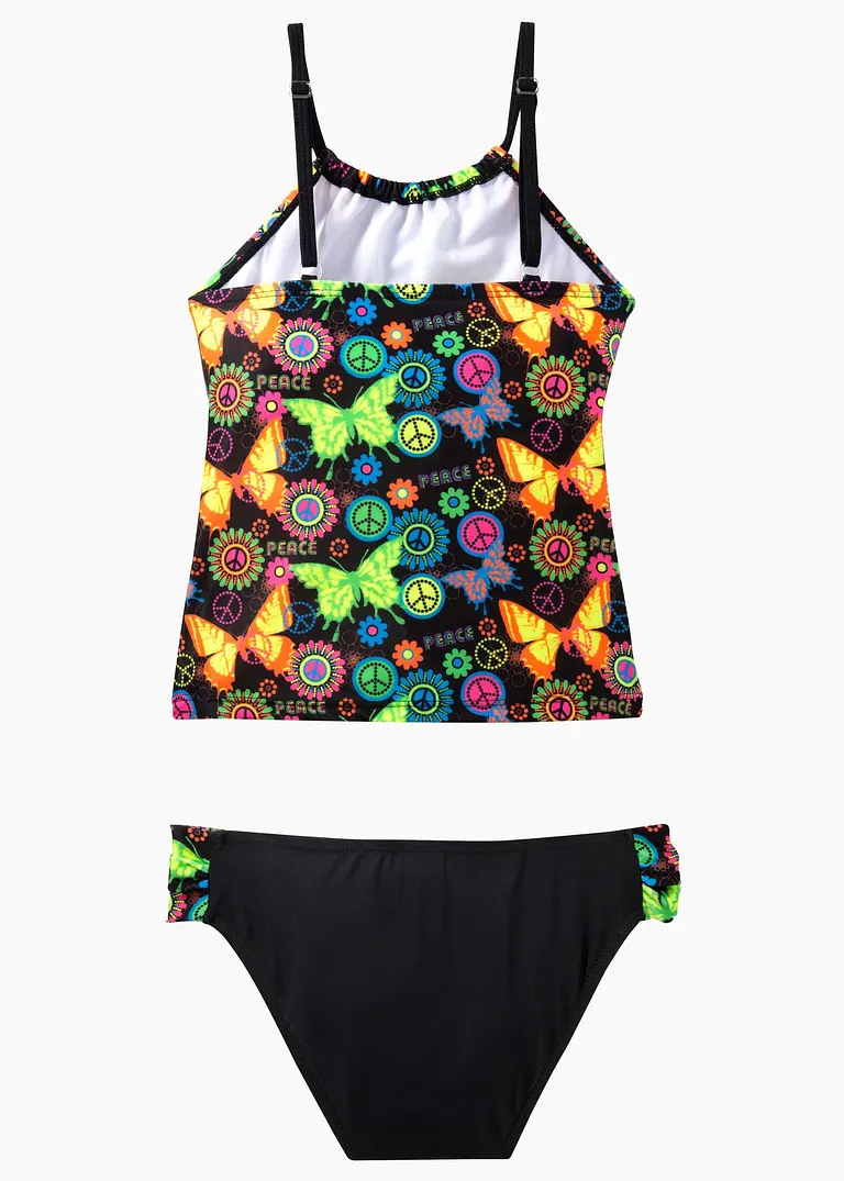 bonprix Schöner Tankini mit Schmetterlings-Print aus nachhaltiger Badeware Kostenloser Versand