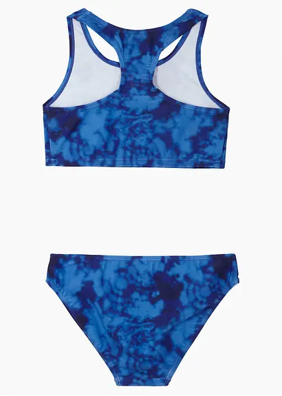 bonprix Sportlicher Mädchen Bikini in Batik-Look - Kinder Günstig kaufen