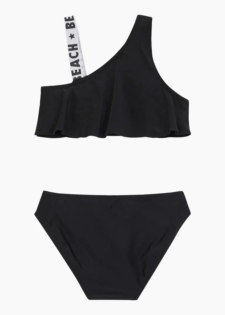 bonprix Toller Bikini mit besonderen Trägern - schwarz - Kinder Flash Sale