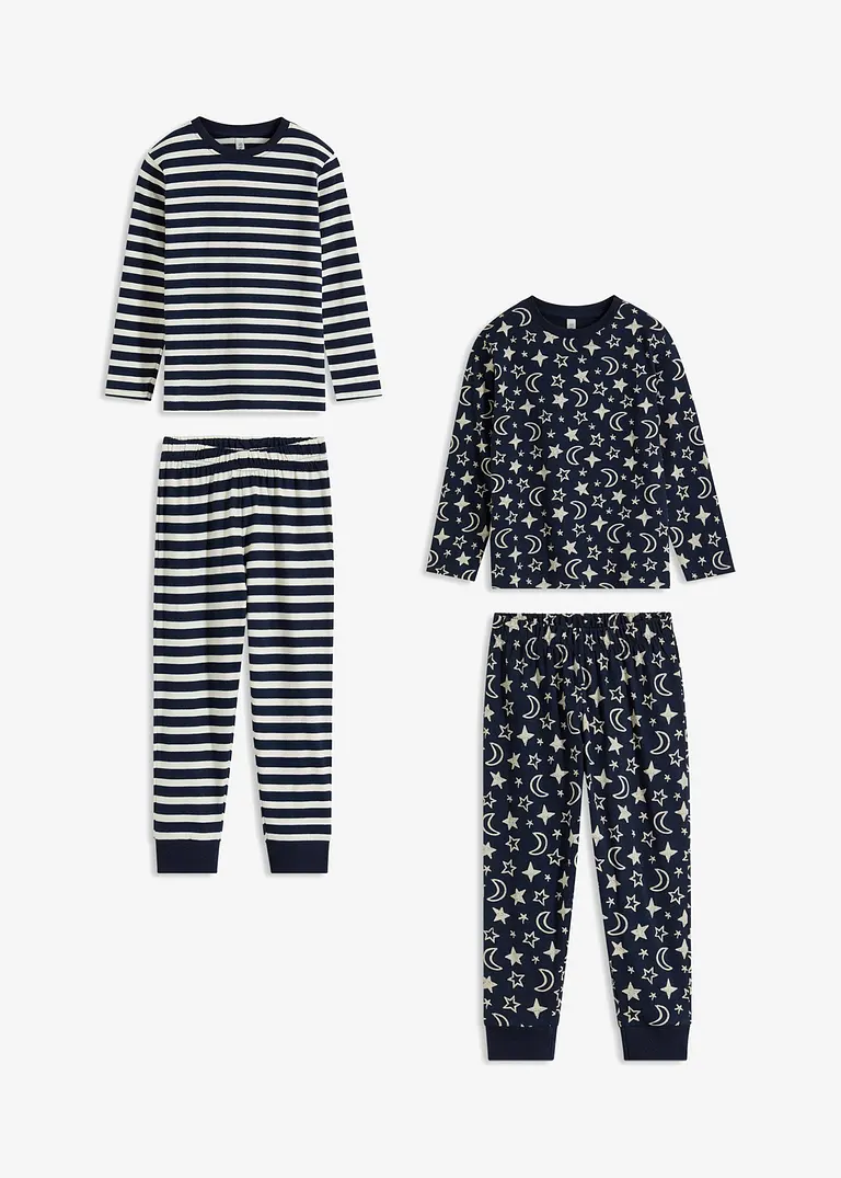 bonprix Mix-and-Match: Kinder Pyjama im 4-tlg. Set - Kinder Wochenangebot