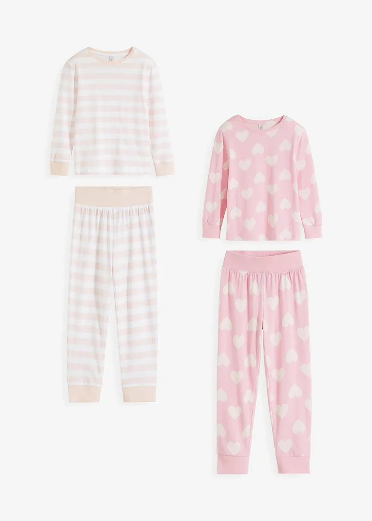 bonprix Mix-and-Match: Mädchen Pyjama im 4-tlg. Set - Kinder Kostenlose Rückgabe