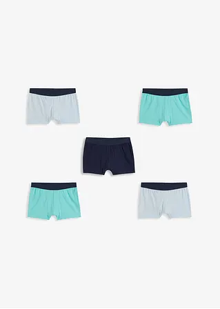 bonprix Klassische Jungen Boxershorts im 5er Pack - Kinder Letzte 3 Tage