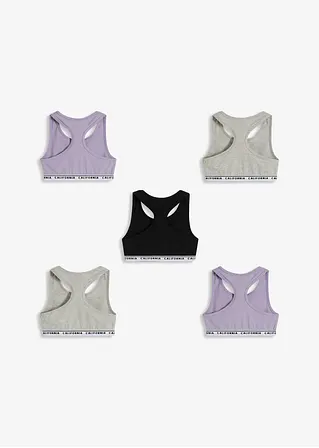 bonprix Sportliches Mädchen Bustier im 5er Pack - Kinder Neueste Stile