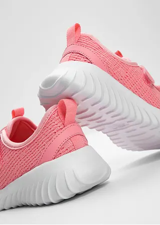 bonprix Bequemer Sneaker mit Klettverschluss - rosa - Kinder Nur für heute