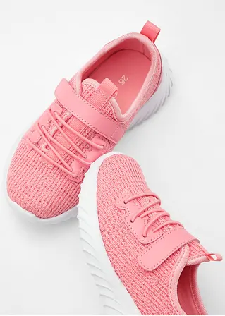 bonprix Bequemer Sneaker mit Klettverschluss - rosa - Kinder Nur für heute