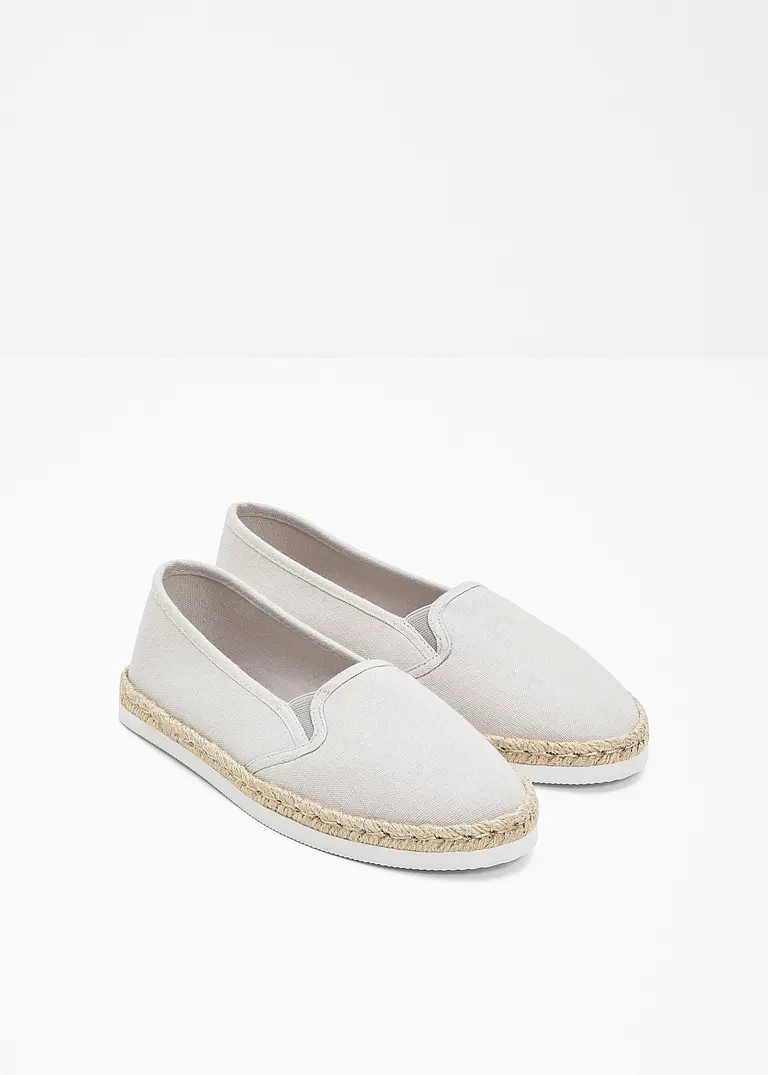 bonprix Sommerliche Espadrille mit leichter Laufsohle - grau Riesige Rabatte