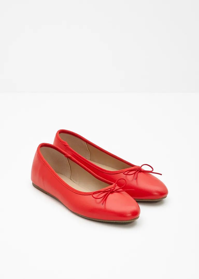 bonprix Niedliche Ballerina mit Schleife - rot - Damen Speichern exportieren