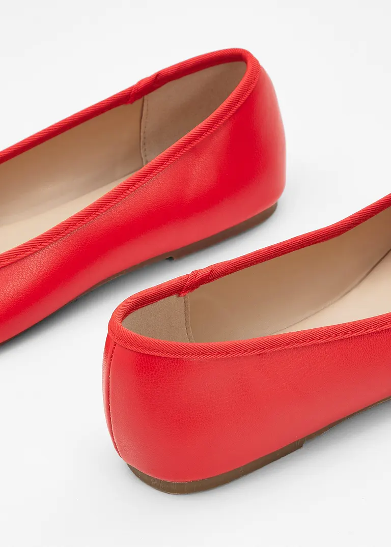 bonprix Niedliche Ballerina mit Schleife - rot - Damen Speichern exportieren