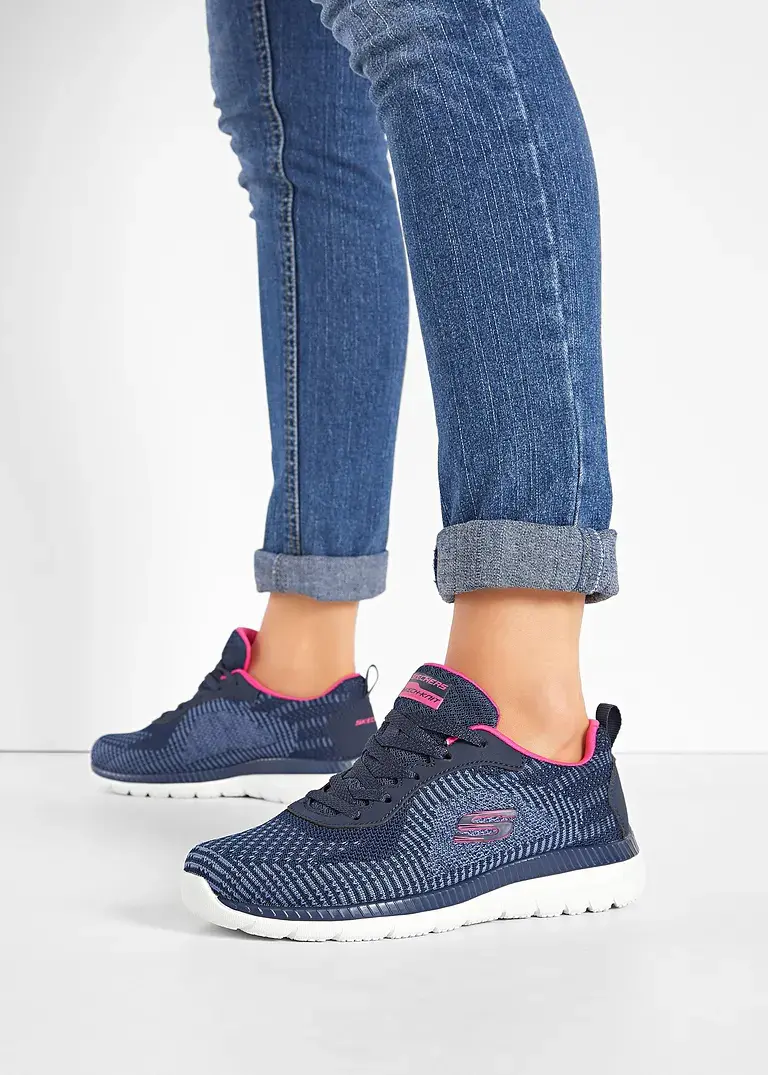 bonprix Moderner Komfort Sneaker von Skechers mit Memory Foam - blau 50% Rabatt für begrenzte Zeit