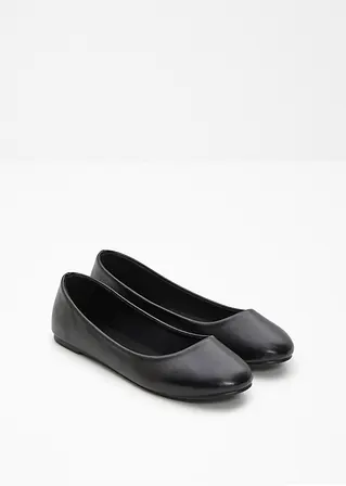 bonprix Zeitloser Ballerina in schönem Design - schwarz - Damen 2025