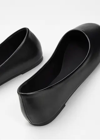 bonprix Zeitloser Ballerina in schönem Design - schwarz - Damen 2025