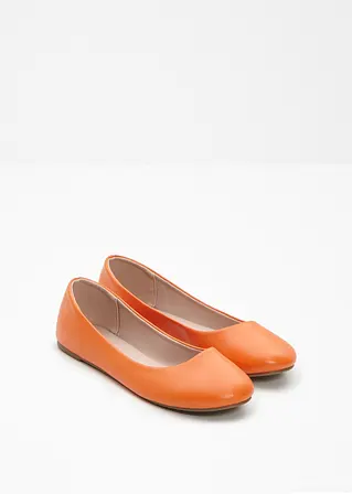 bonprix Zeitloser Ballerina in schönem Design - orange - Damen Outlet