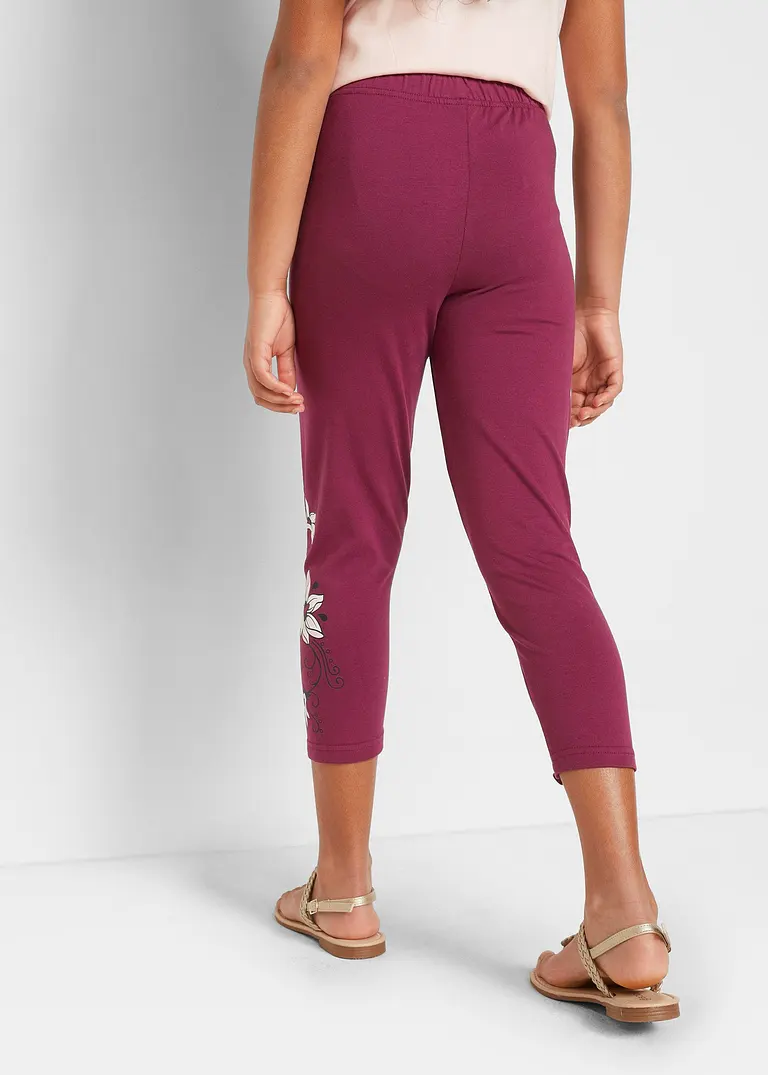 bonprix Schöne Mädchen Leggings mit dekorativem Druck - Kinder Günstig kaufen