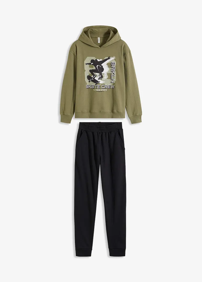 bonprix Lässiger Jogginganzug mit Kapuze und Basketball Design Online Outlet