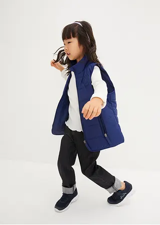 bonprix Leichte Mädchen Steppweste - blau - Kinder Tägliche Deals