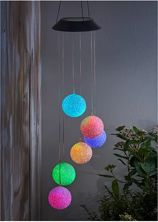 bonprix Bunte Beleuchtung für den Garten Balkon oder Terrasse - bunt Kostenlose Rückgabe