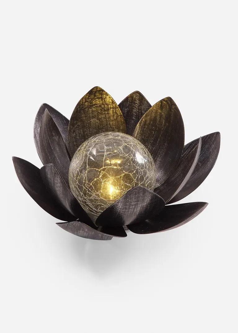 bonprix Elegante Solarleuchte in floraler Form für stimmungsvolles Licht Letzte 3 Tage