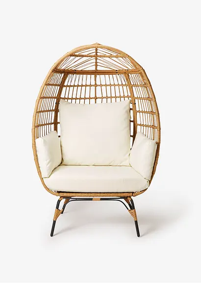 bonprix Stylische Sitzgelegenheit aus Rattan - beige Nur noch ein Tag übrig
