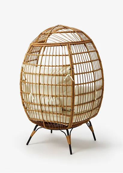 bonprix Stylische Sitzgelegenheit aus Rattan - beige Nur noch ein Tag übrig