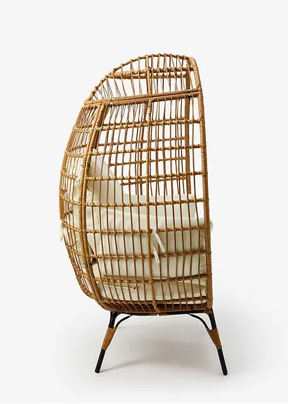 bonprix Stylische Sitzgelegenheit aus Rattan - beige Nur noch ein Tag übrig