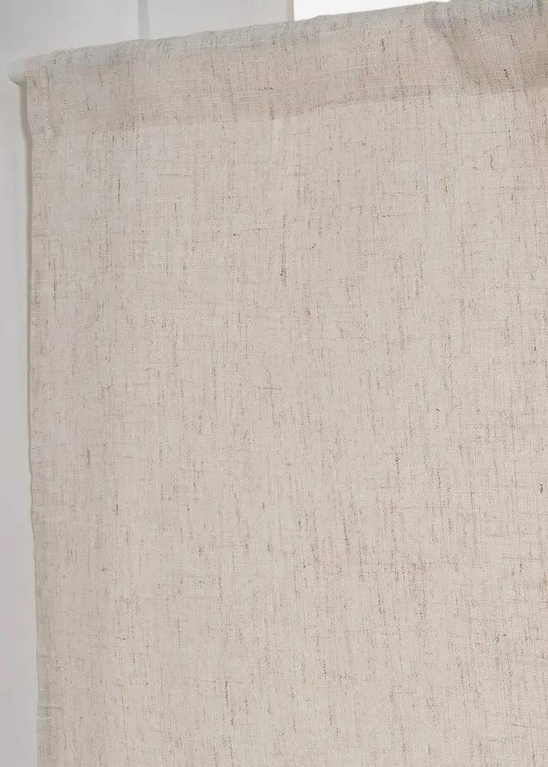 bonprix Schlichte Küchengardine - beige Tunnelzug Auslauf