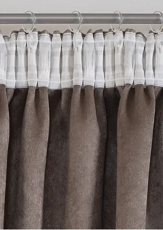 bonprix Zeitloser Fensterschmuck in hochwertiger Jacquard-Qualität Online Shopping