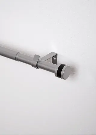 bonprix Gardinenstange mit zeitlosem Endstück - silber 1-läufig Valentinstagsangebot