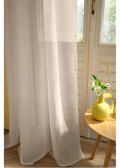 bonprix Sehr feinfädige Batist-Gardinenschal mit weichem Touch Tägliche Deals