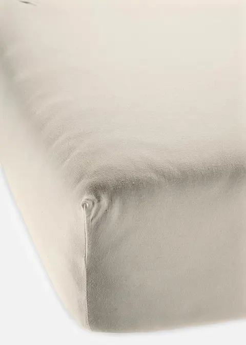 bonprix Perfekte Passform: Jersey Spannbettlaken - beige Discount Store für neue Produkte